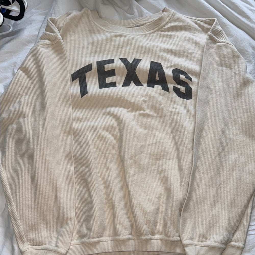 Cream Texas Sweater